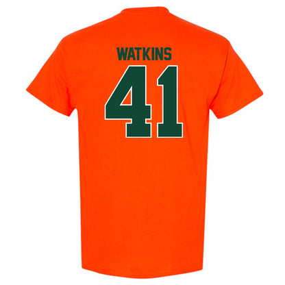 Miami - NCAA Baseball : Jailen Watkins - Classic Shersey T-Shirt-1