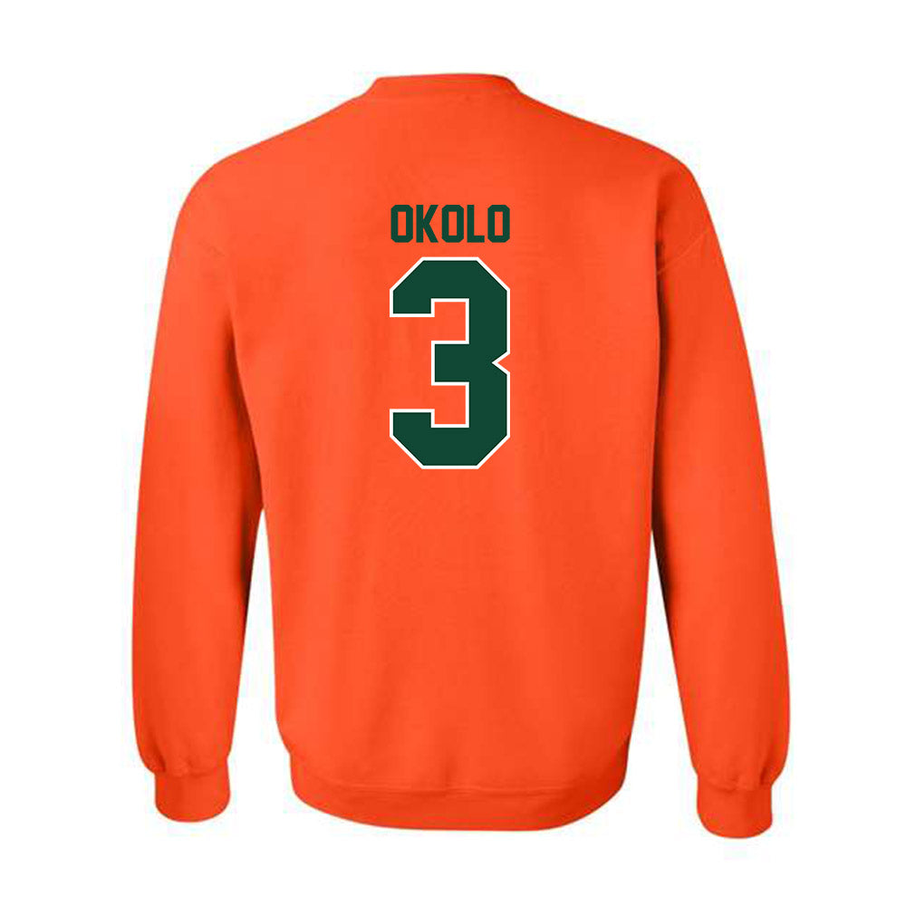 Miami - NCAA Women's Basketball : Soma Okolo - Classic Shersey Crewneck Sweatshirt-1