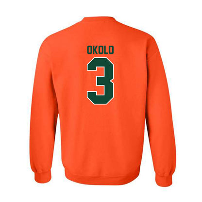 Miami - NCAA Women's Basketball : Soma Okolo - Classic Shersey Crewneck Sweatshirt-1