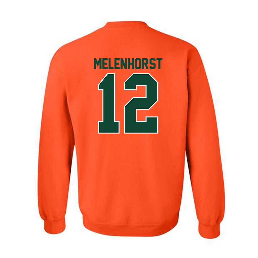 Miami - NCAA Women's Soccer : Teegan Melenhorst - Classic Shersey Crewneck Sweatshirt-1