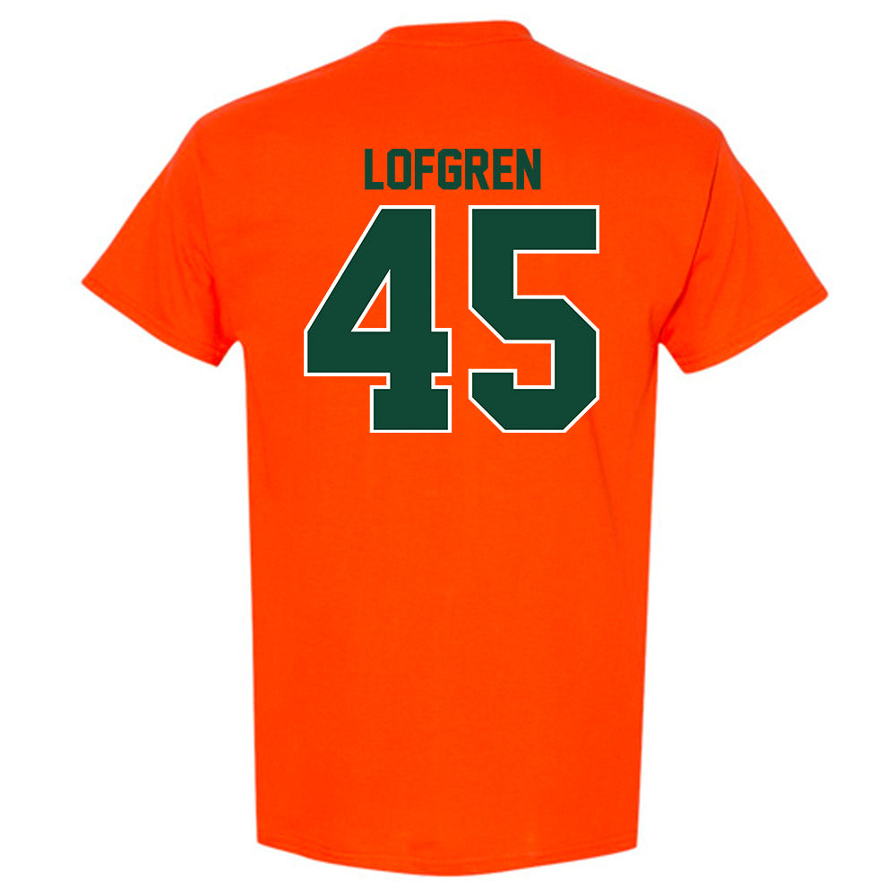 Miami - NCAA Baseball : Brixton Lofgren - Classic Shersey T-Shirt-1