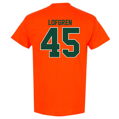 Miami - NCAA Baseball : Brixton Lofgren - Classic Shersey T-Shirt-1