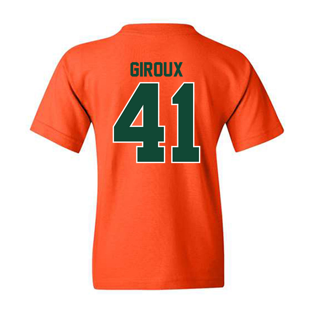 Miami - NCAA Baseball : Alexander Giroux - Classic Shersey Youth T-Shirt-1