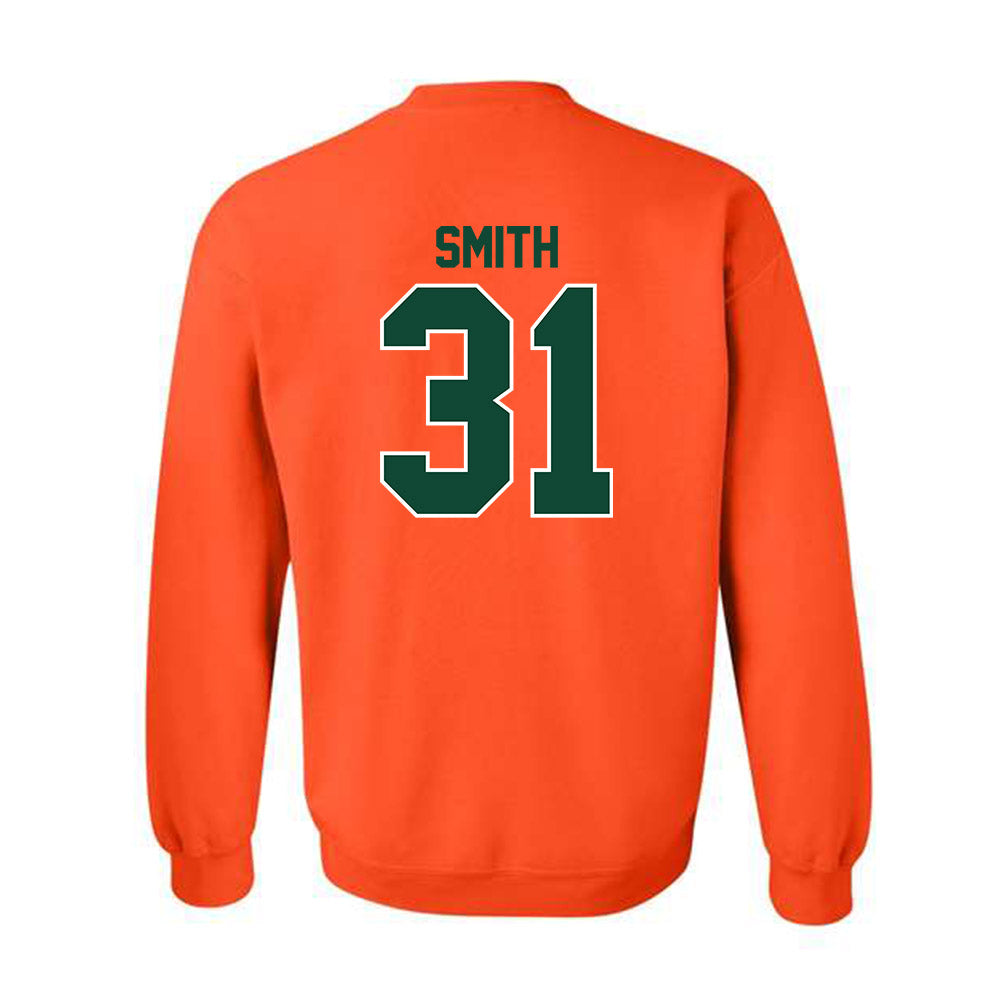 Miami - NCAA Baseball : Will Smith - Classic Shersey Crewneck Sweatshirt-1