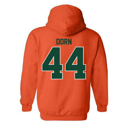 Miami - NCAA Baseball : Jake Dorn - Classic Shersey Hooded Sweatshirt-1