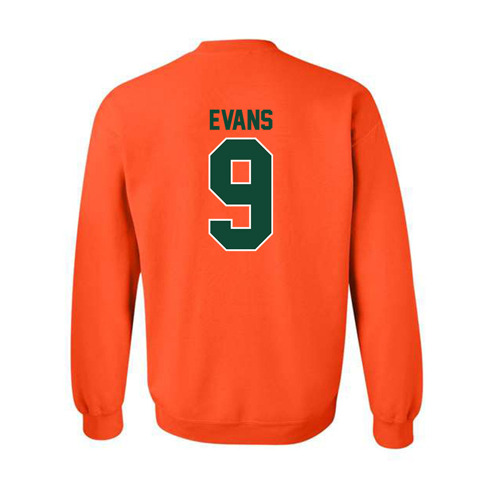 Miami - NCAA Baseball : Rob Evans - Classic Shersey Crewneck Sweatshirt-1