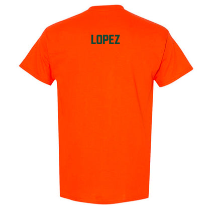 Miami - NCAA Women's Tennis : Qavia Lopez - Classic Shersey T-Shirt-1