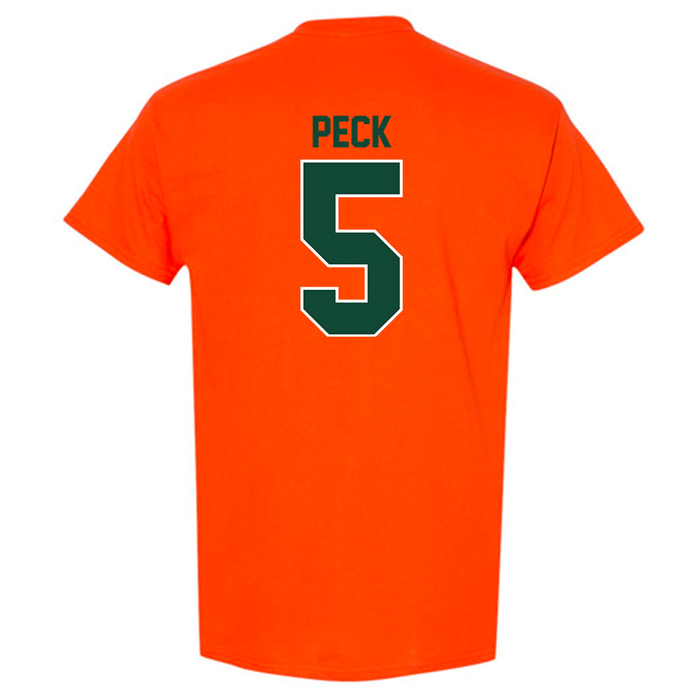 Miami - NCAA Women's Soccer : Amanda Peck - Classic Shersey T-Shirt-1