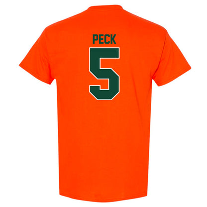 Miami - NCAA Women's Soccer : Amanda Peck - Classic Shersey T-Shirt-1