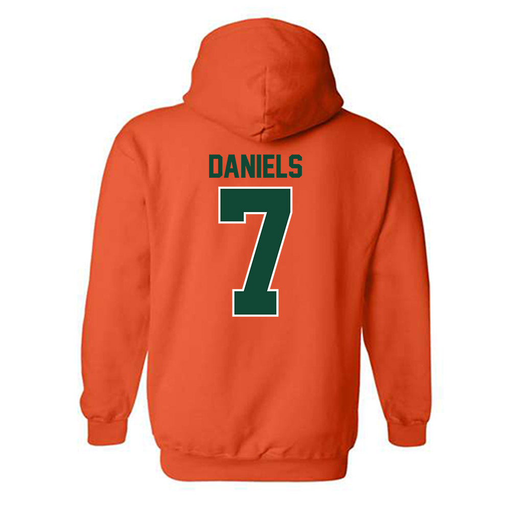 Miami - NCAA Football : CJ Daniels - Classic Shersey Hooded Sweatshirt-1