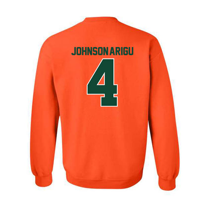 Miami - NCAA Men's Basketball : Isaiah Johnson-Arigu - Classic Shersey Crewneck Sweatshirt