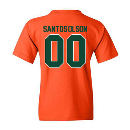 Miami - NCAA Baseball : Sebastian Santos-Olson - Classic Shersey Youth T-Shirt-1