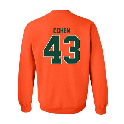 Miami - NCAA Football : Andrew Cohen - Classic Shersey Crewneck Sweatshirt