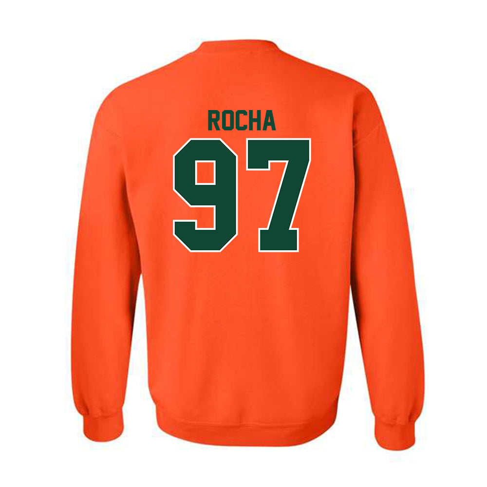 Miami - NCAA Football : Will Rocha - Classic Shersey Crewneck Sweatshirt-1