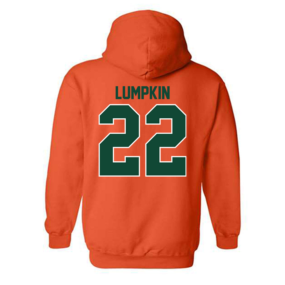 Miami - NCAA Baseball : Reese Lumpkin - Classic Shersey Hooded Sweatshirt-1