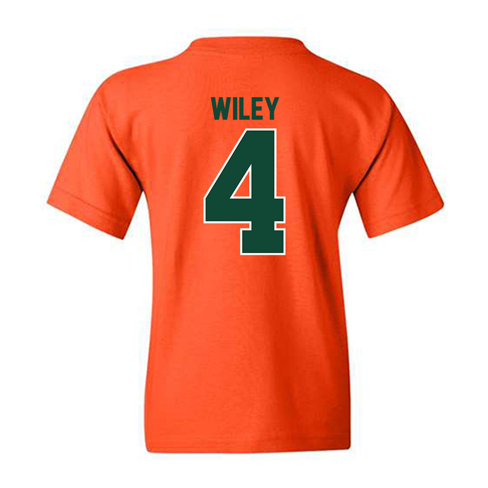 Miami - NCAA Women's Volleyball : Logan Wiley - Classic Shersey Youth T-Shirt-1