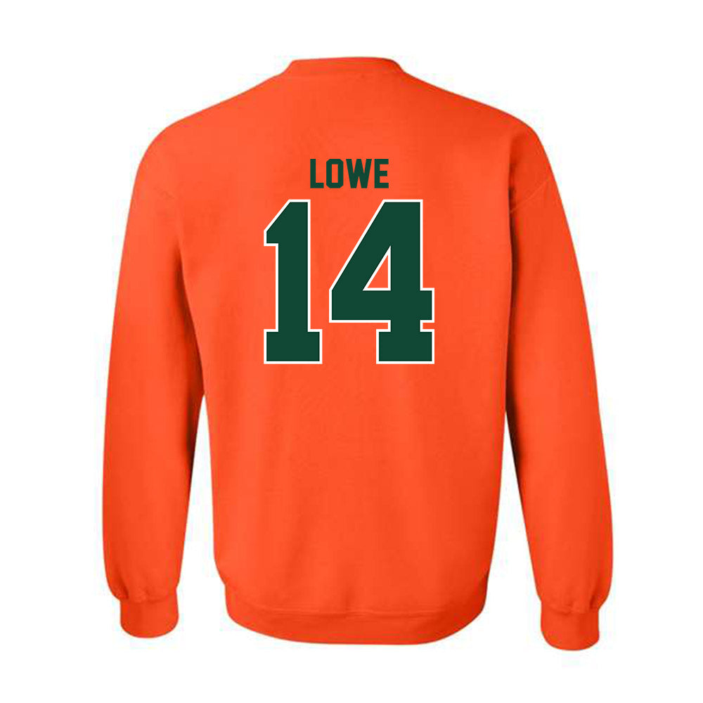 Miami - NCAA Football : Hayden Lowe - Classic Shersey Crewneck Sweatshirt-1