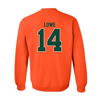 Miami - NCAA Football : Hayden Lowe - Classic Shersey Crewneck Sweatshirt-1
