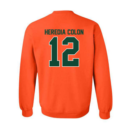Miami - NCAA Women's Volleyball : Flormarie Heredia Colon - Classic Shersey Crewneck Sweatshirt-1