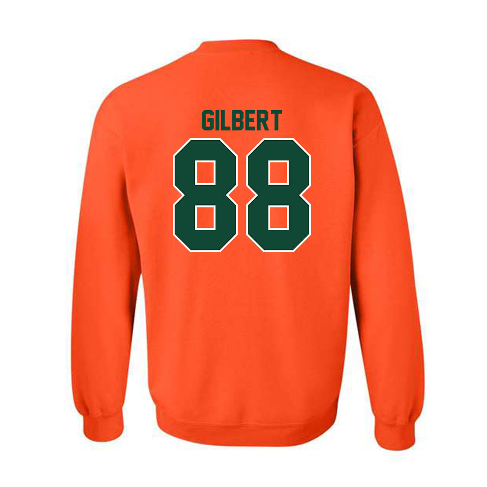 Miami - NCAA Football : Luka Gilbert - Classic Shersey Crewneck Sweatshirt-1