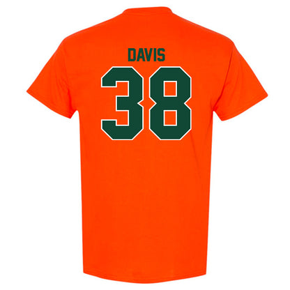 Miami - NCAA Football : Carter Davis - Classic Shersey T-Shirt-1