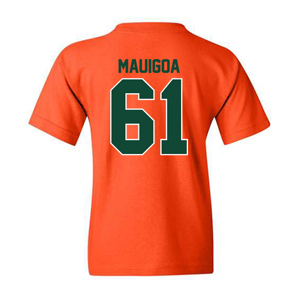 Miami - NCAA Football : Francis Mauigoa - Classic Shersey Youth T-Shirt-1