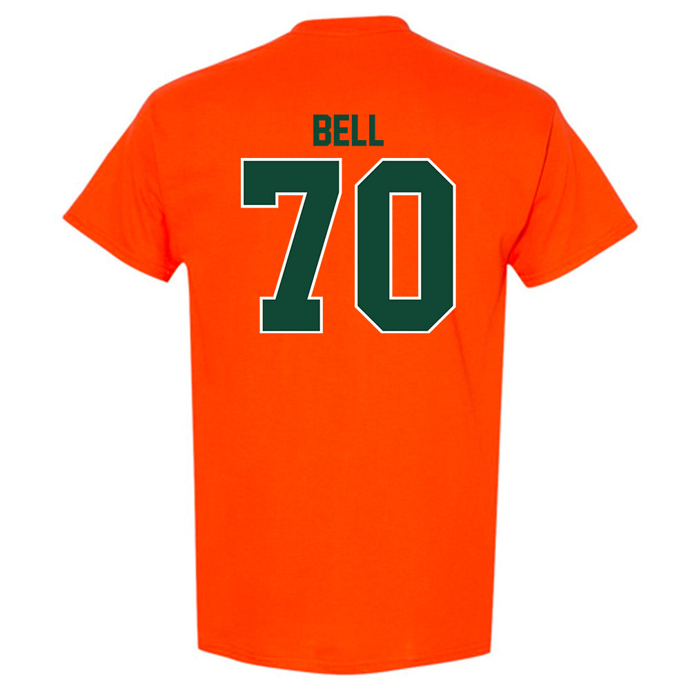 Miami - NCAA Football : Markel Bell - Classic Shersey T-Shirt-1