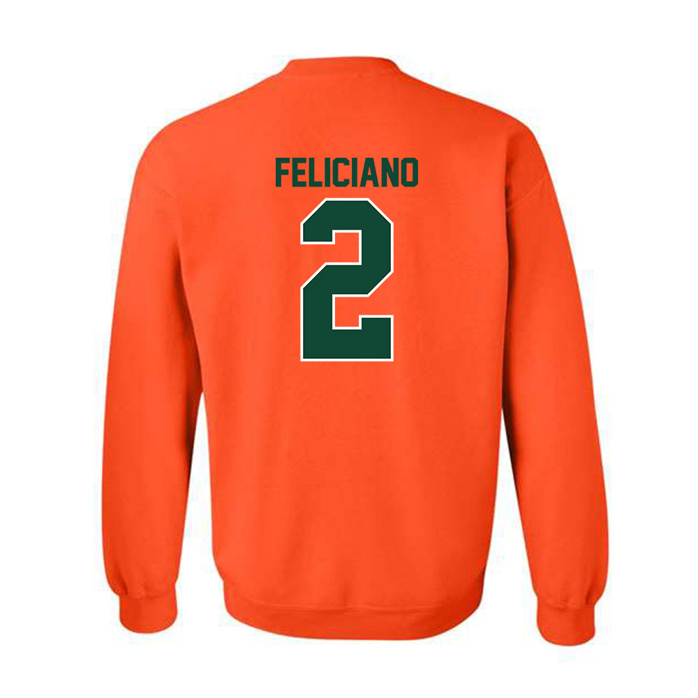 Miami - NCAA Women's Volleyball : Naylani Feliciano - Classic Shersey Crewneck Sweatshirt-1