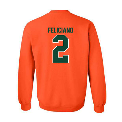 Miami - NCAA Women's Volleyball : Naylani Feliciano - Classic Shersey Crewneck Sweatshirt-1