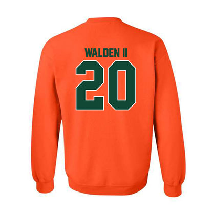 Miami - NCAA Football : Terrell Walden II - Classic Shersey Crewneck Sweatshirt-1