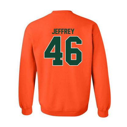 Miami - NCAA Baseball : Donavan Jeffrey - Classic Shersey Crewneck Sweatshirt-1