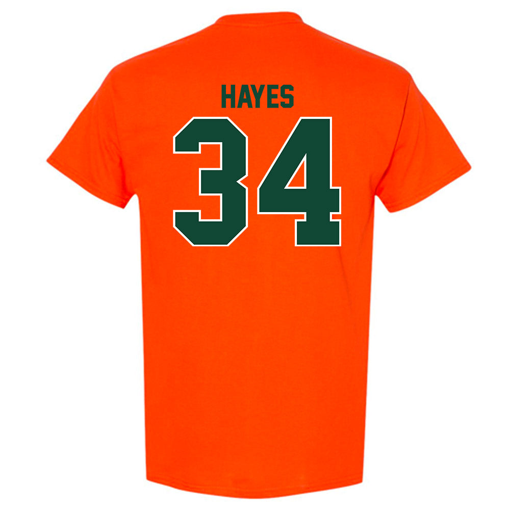 Miami - NCAA Football : Adarius Hayes - Classic Shersey T-Shirt-1