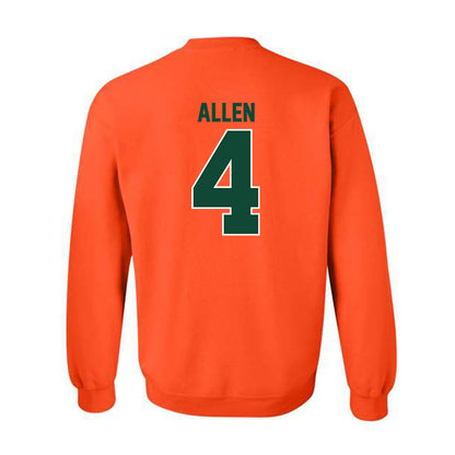 Miami - NCAA Men's Basketball : Marcus Allen - Classic Shersey Crewneck Sweatshirt-1