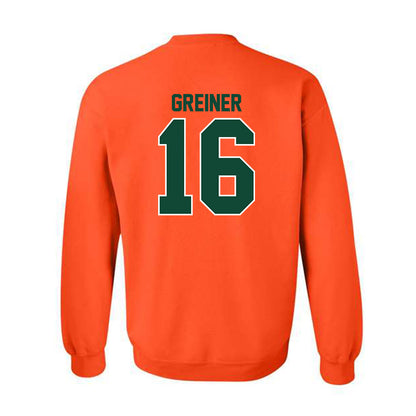 Miami - NCAA Women's Soccer : Sarah Greiner - Classic Shersey Crewneck Sweatshirt-1