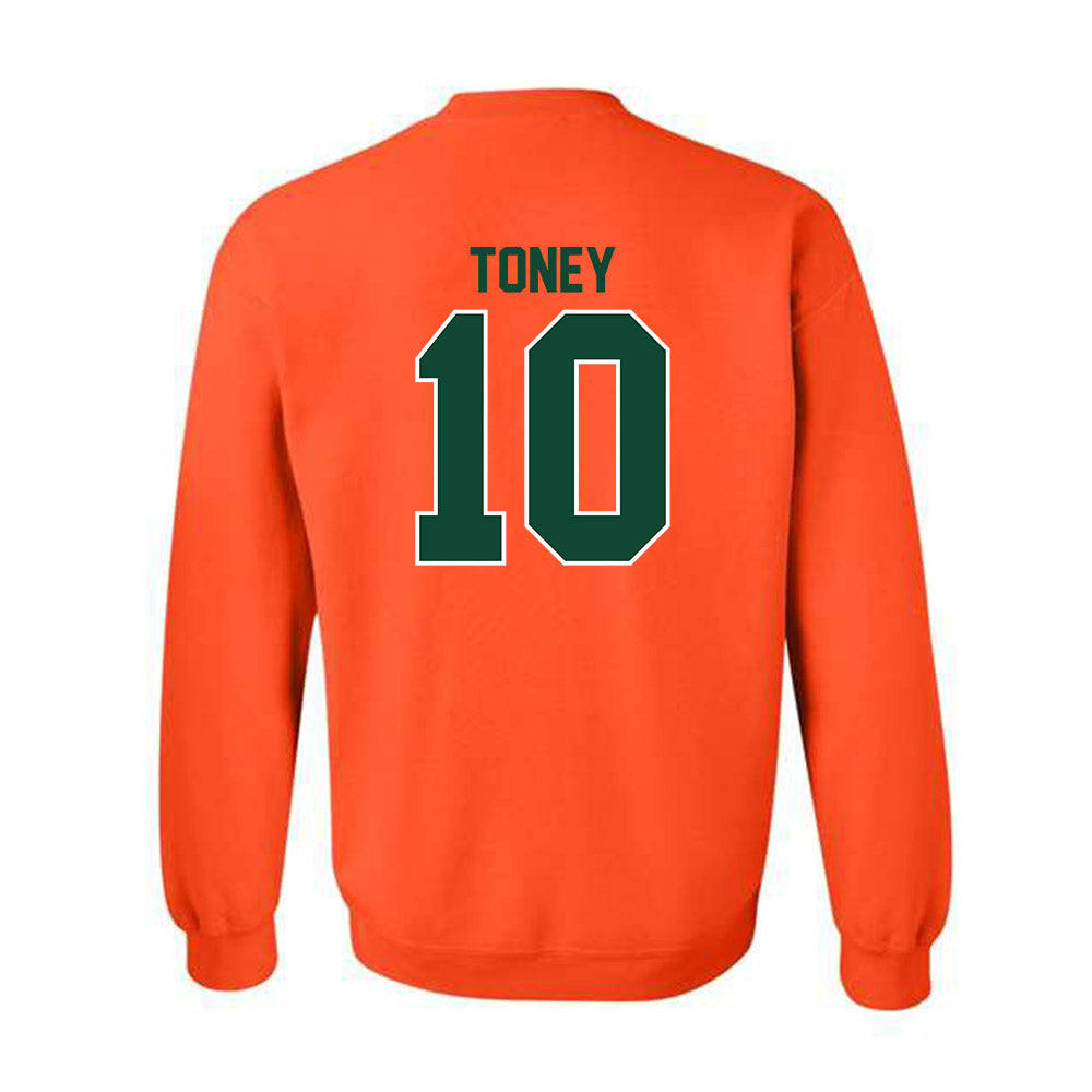 Miami - NCAA Football : Malachi Toney - Classic Shersey Crewneck Sweatshirt-1