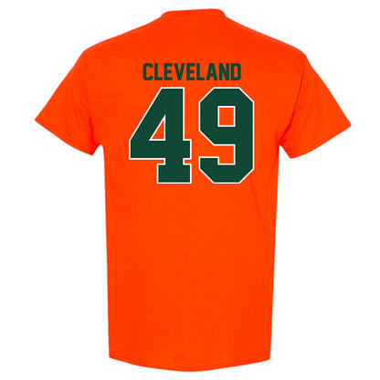 Miami - NCAA Baseball : Jackson Cleveland - Classic Shersey T-Shirt-1