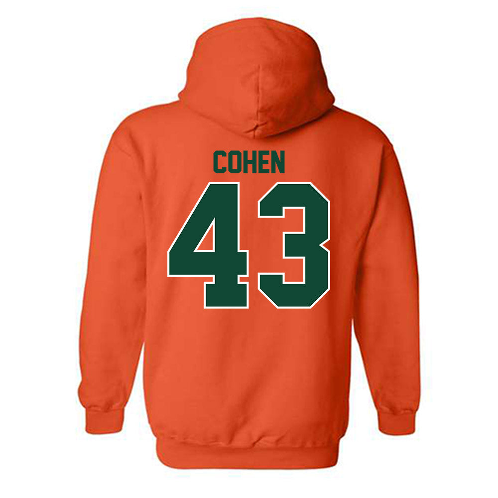 Miami - NCAA Football : Andrew Cohen - Classic Shersey Hooded Sweatshirt