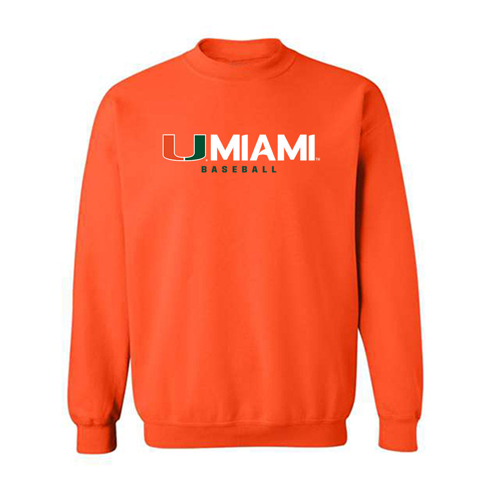 Miami - NCAA Baseball : Jack Durso - Classic Shersey Crewneck Sweatshirt-0