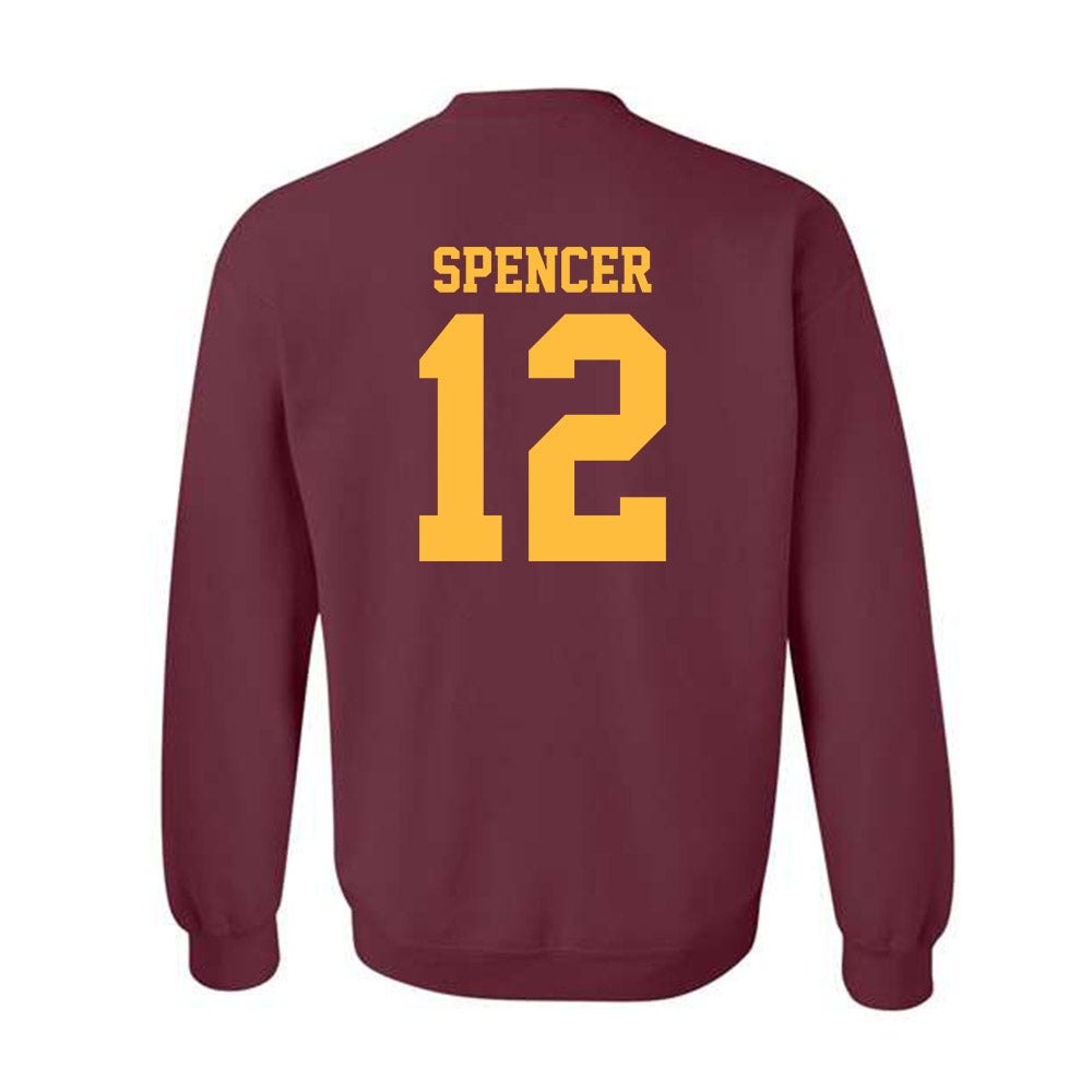 Minnesota - NCAA Men's Basketball : RJ Spencer - Classic Shersey Crewneck Sweatshirt-1