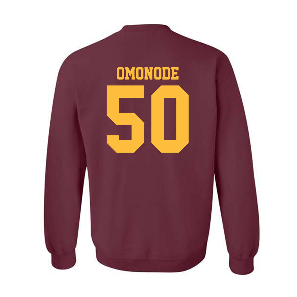 Minnesota - NCAA Football : Mo Omonode - Classic Shersey Crewneck Sweatshirt-1