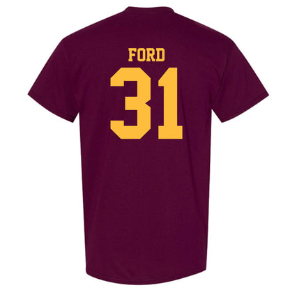 Minnesota - NCAA Football : Xavier Ford - Classic Shersey T-Shirt-1