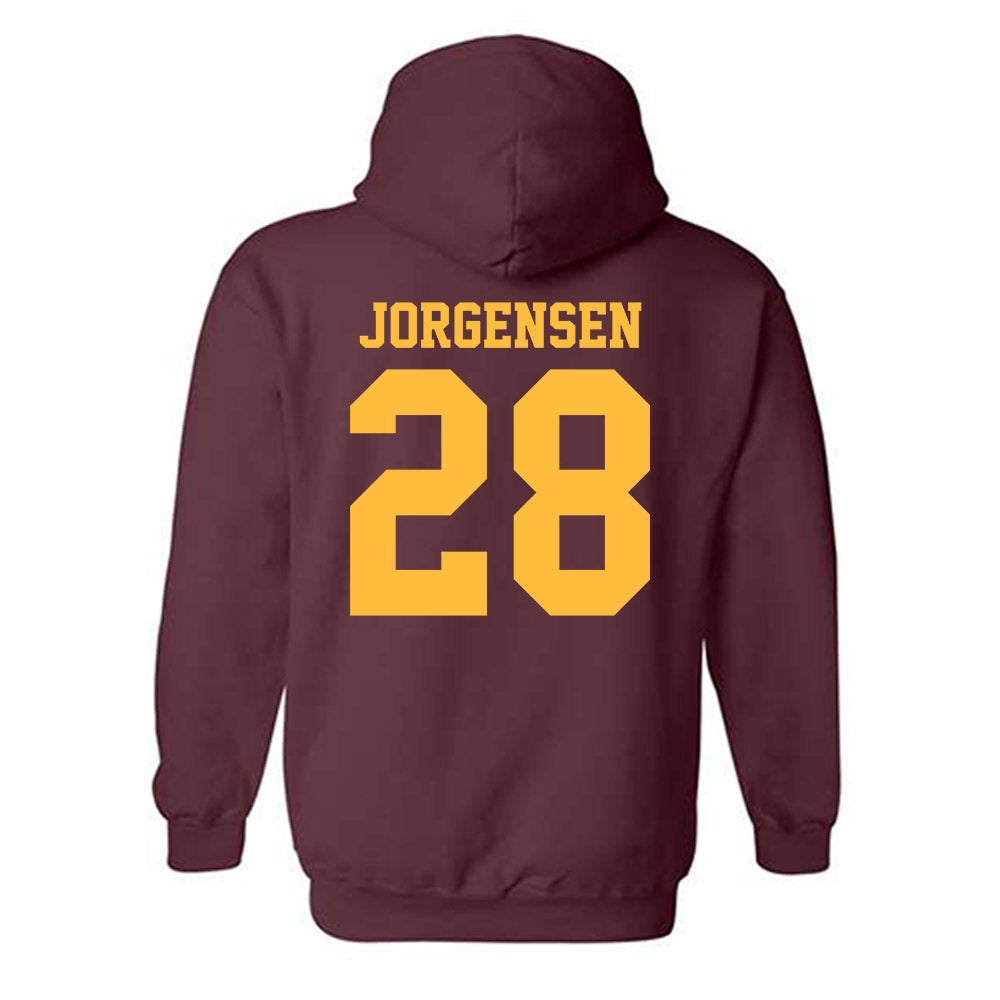 Minnesota - NCAA Football : Zach Jorgensen - Classic Shersey Hooded Sweatshirt