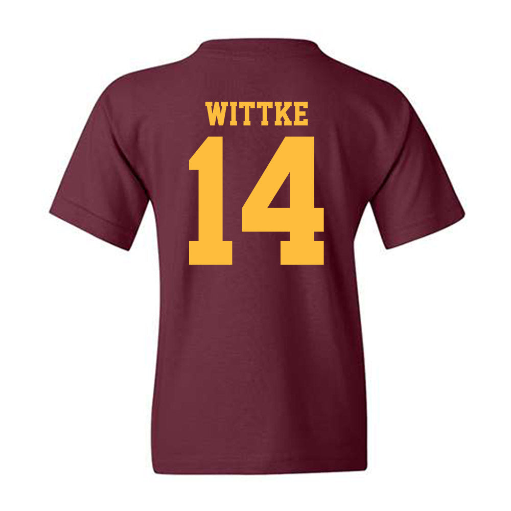 Minnesota - NCAA Football : Dylan Wittke - Classic Shersey Youth T-Shirt-1