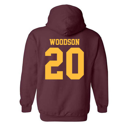 Minnesota - NCAA Women's Basketball : Taylor Woodson - Classic Shersey Hooded Sweatshirt-1