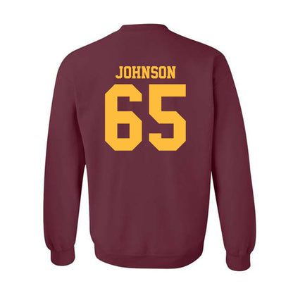 Minnesota - NCAA Football : Greg Johnson - Classic Shersey Crewneck Sweatshirt-1