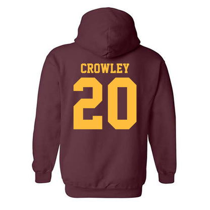 Minnesota - NCAA Men's Ice Hockey : Mike Crowley - Classic Shersey Hooded Sweatshirt