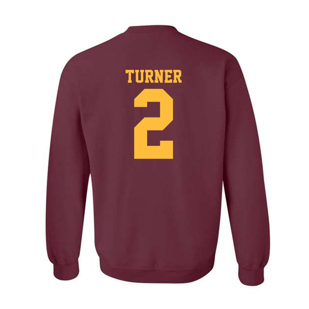 Minnesota - NCAA Football : A.J. Turner - Classic Shersey Crewneck Sweatshirt-1