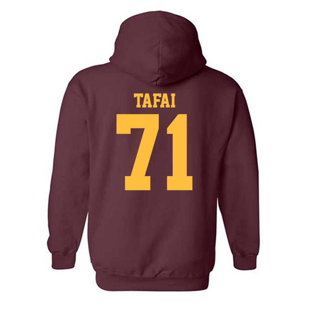 Minnesota - NCAA Football : Kahlee Tafai - Classic Shersey Hooded Sweatshirt-1