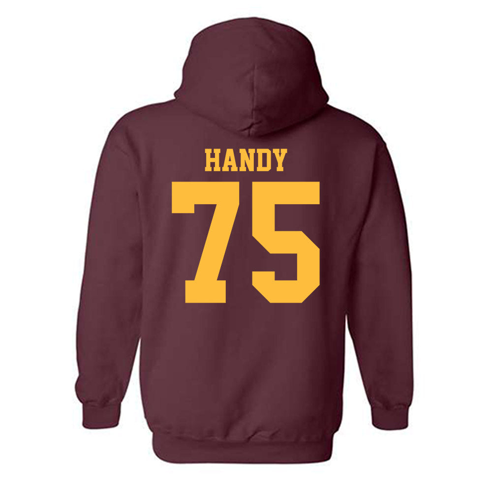 Minnesota - NCAA Football : Mark Handy - Classic Shersey Hooded Sweatshirt-1