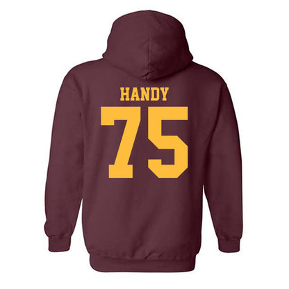 Minnesota - NCAA Football : Mark Handy - Classic Shersey Hooded Sweatshirt-1